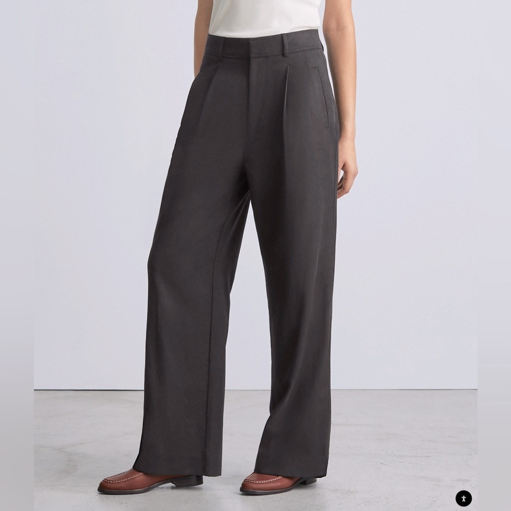 Everlane The Way-High® Drape Pant, Black, NWT
